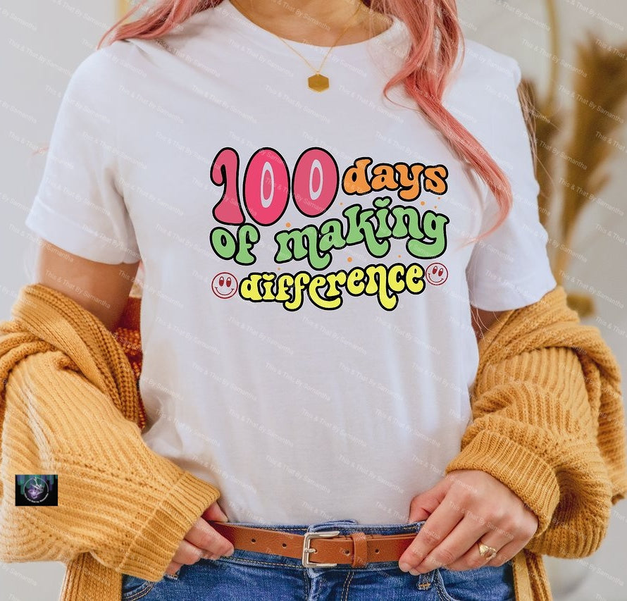 Adult 100 Days of School